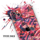 Liquid Abstract Paint Remix V35  - Protective Skin Wrap & Decal – Compatible with iPhone SE to iPhone 17 Pro Max (All Models)