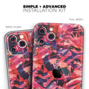 Liquid Abstract Paint Remix V35  - Protective Skin Wrap & Decal – Compatible with iPhone SE to iPhone 17 Pro Max (All Models)