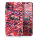 Liquid Abstract Paint Remix V35  - Protective Skin Wrap & Decal – Compatible with iPhone SE to iPhone 17 Pro Max (All Models)