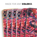 Liquid Abstract Paint Remix V35  - Protective Skin Wrap & Decal – Compatible with iPhone SE to iPhone 17 Pro Max (All Models)