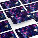 Liquid Abstract Paint Remix V36 - Premium Protective Decal Skin-Kit for the Apple Credit Card
