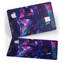 Liquid Abstract Paint Remix V36 - Premium Protective Decal Skin-Kit for the Apple Credit Card