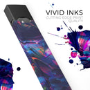 Liquid Abstract Paint Remix V36 - Premium Decal Protective Skin-Wrap Sticker compatible with the Juul Labs vaping device