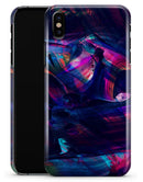 Liquid Abstract Paint Remix V36 - iPhone X Clipit Case