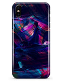 Liquid Abstract Paint Remix V36 - iPhone X Clipit Case