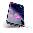 Liquid Abstract Paint Remix V36 - iPhone X Swappable Hybrid Case