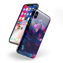Liquid Abstract Paint Remix V36 - iPhone X Swappable Hybrid Case