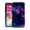 Liquid Abstract Paint Remix V36 - iPhone X Swappable Hybrid Case