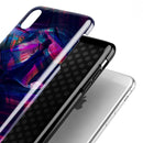 Liquid Abstract Paint Remix V36 - iPhone X Swappable Hybrid Case