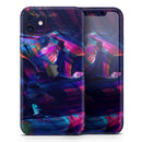 Liquid Abstract Paint Remix V36  - Protective Skin Wrap & Decal – Compatible with iPhone SE to iPhone 17 Pro Max (All Models)