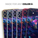 Liquid Abstract Paint Remix V36  - Protective Skin Wrap & Decal – Compatible with iPhone SE to iPhone 17 Pro Max (All Models)
