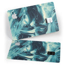 Liquid Abstract Paint Remix V37 - Premium Protective Decal Skin-Kit for the Apple Credit Card
