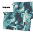 Liquid Abstract Paint Remix V37 - Premium Protective Decal Skin-Kit for the Apple Credit Card