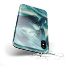 Liquid Abstract Paint Remix V37 - iPhone X Swappable Hybrid Case