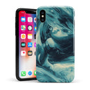 Liquid Abstract Paint Remix V37 - iPhone X Swappable Hybrid Case