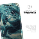 Liquid Abstract Paint Remix V37  - Protective Skin Wrap & Decal – Compatible with iPhone SE to iPhone 17 Pro Max (All Models)