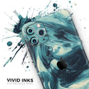 Liquid Abstract Paint Remix V37  - Protective Skin Wrap & Decal – Compatible with iPhone SE to iPhone 17 Pro Max (All Models)