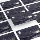 Liquid Abstract Paint Remix V38 - Premium Protective Decal Skin-Kit for the Apple Credit Card