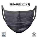Liquid Abstract Paint Remix V38 - Made in USA Mouth Cover Unisex Anti-Dust Cotton Blend Reusable & Washable Face Mask with Adjustable Sizing for Adult or Child