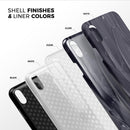 Liquid Abstract Paint Remix V38 - iPhone X Swappable Hybrid Case