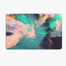 Liquid Abstract Paint Remix V39 - Premium Protective Decal Skin-Kit for the Apple Credit Card