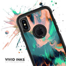 Liquid Abstract Paint Remix V39 - Skin Kit for the iPhone OtterBox Cases