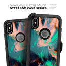 Liquid Abstract Paint Remix V39 - Skin Kit for the iPhone OtterBox Cases