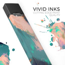Liquid Abstract Paint Remix V39 - Premium Decal Protective Skin-Wrap Sticker compatible with the Juul Labs vaping device