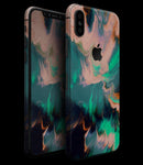 Liquid Abstract Paint Remix V39 - iPhone XS MAX, XS/X, 8/8+, 7/7+, 5/5S/SE Skin-Kit (All iPhones Available)