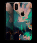 Liquid Abstract Paint Remix V39 - iPhone XS MAX, XS/X, 8/8+, 7/7+, 5/5S/SE Skin-Kit (All iPhones Available)