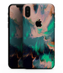 Liquid Abstract Paint Remix V39 - iPhone XS MAX, XS/X, 8/8+, 7/7+, 5/5S/SE Skin-Kit (All iPhones Available)