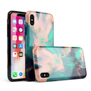 Liquid Abstract Paint Remix V39 - iPhone X Swappable Hybrid Case