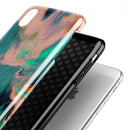 Liquid Abstract Paint Remix V39 - iPhone X Swappable Hybrid Case