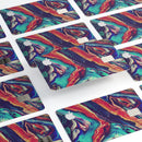 Liquid Abstract Paint Remix V3 - Premium Protective Decal Skin-Kit for the Apple Credit Card