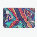 Liquid Abstract Paint Remix V3 - Premium Protective Decal Skin-Kit for the Apple Credit Card