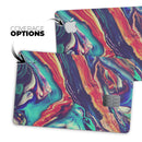 Liquid Abstract Paint Remix V3 - Premium Protective Decal Skin-Kit for the Apple Credit Card