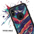 Liquid Abstract Paint Remix V3 - Skin Kit for the iPhone OtterBox Cases
