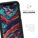 Liquid Abstract Paint Remix V3 - Skin Kit for the iPhone OtterBox Cases
