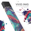 Liquid Abstract Paint Remix V3 - Premium Decal Protective Skin-Wrap Sticker compatible with the Juul Labs vaping device