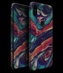Liquid Abstract Paint Remix V3 - iPhone XS MAX, XS/X, 8/8+, 7/7+, 5/5S/SE Skin-Kit (All iPhones Available)