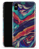 Liquid Abstract Paint Remix V3 - iPhone X Clipit Case