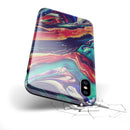 Liquid Abstract Paint Remix V3 - iPhone X Swappable Hybrid Case