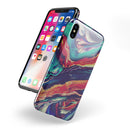 Liquid Abstract Paint Remix V3 - iPhone X Swappable Hybrid Case