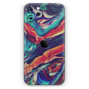 Liquid Abstract Paint Remix V3  - Protective Skin Wrap & Decal – Compatible with iPhone SE to iPhone 17 Pro Max (All Models)