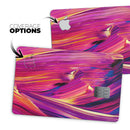 Liquid Abstract Paint Remix V40 - Premium Protective Decal Skin-Kit for the Apple Credit Card