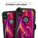 Liquid Abstract Paint Remix V40 - Skin Kit for the iPhone OtterBox Cases