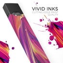 Liquid Abstract Paint Remix V40 - Premium Decal Protective Skin-Wrap Sticker compatible with the Juul Labs vaping device
