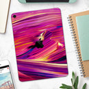 Liquid Abstract Paint Remix V40 - Full Body Skin Decal for the Apple iPad Pro 12.9", 11", 10.5", 9.7", Air or Mini (All Models Available)