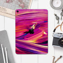 Liquid Abstract Paint Remix V40 - Full Body Skin Decal for the Apple iPad Pro 12.9", 11", 10.5", 9.7", Air or Mini (All Models Available)