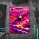 Liquid Abstract Paint Remix V40 - Full Body Skin Decal for the Apple iPad Pro 12.9", 11", 10.5", 9.7", Air or Mini (All Models Available)